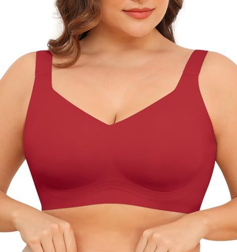 Seamless Deep V Push-Up Wireless Bra
